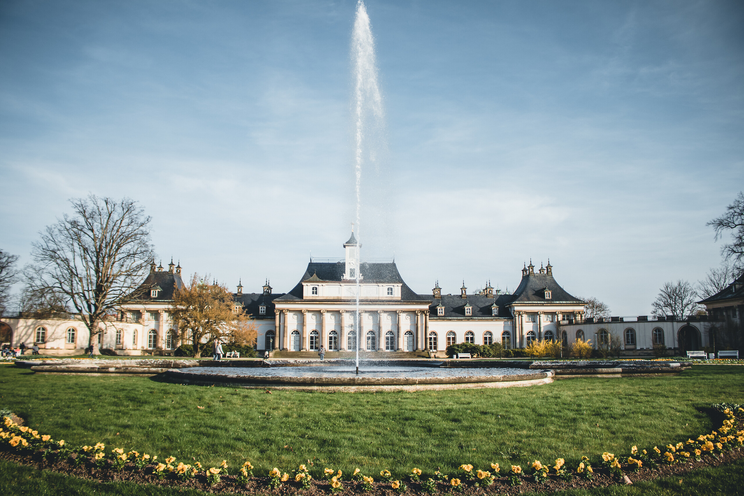 Pillnitz Palace Park with the Palace Museum. Photo: Patrick Eichler (DML-BY)
